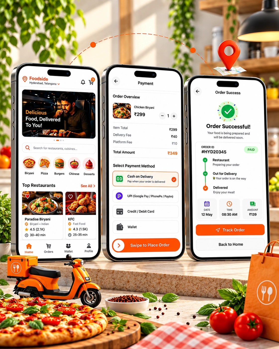 Food Delivery App & Website