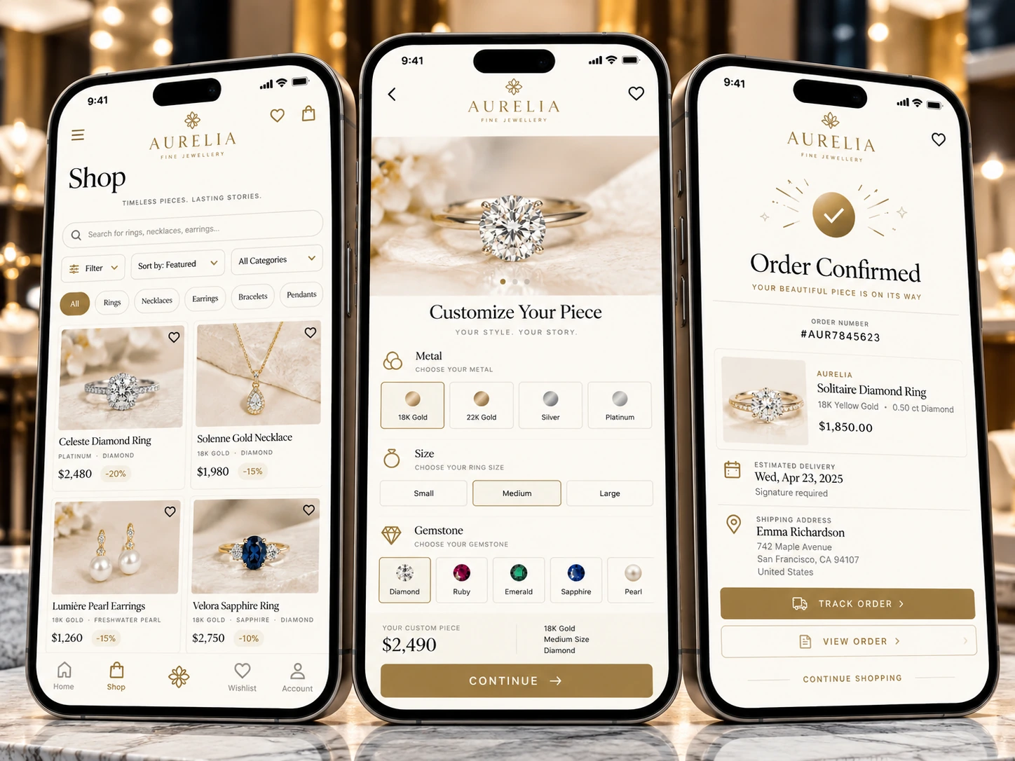 Luxury Jewellery E-Commerce