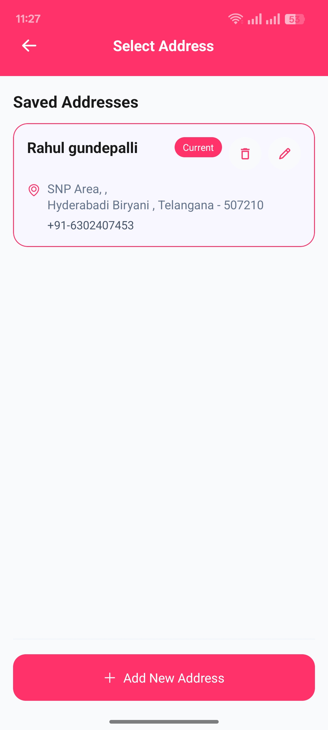 Wishlist - Grocery App