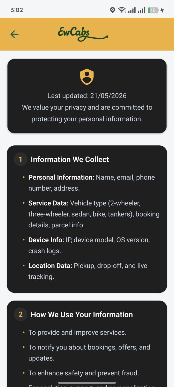 Screen 13 - Ride Sharing App