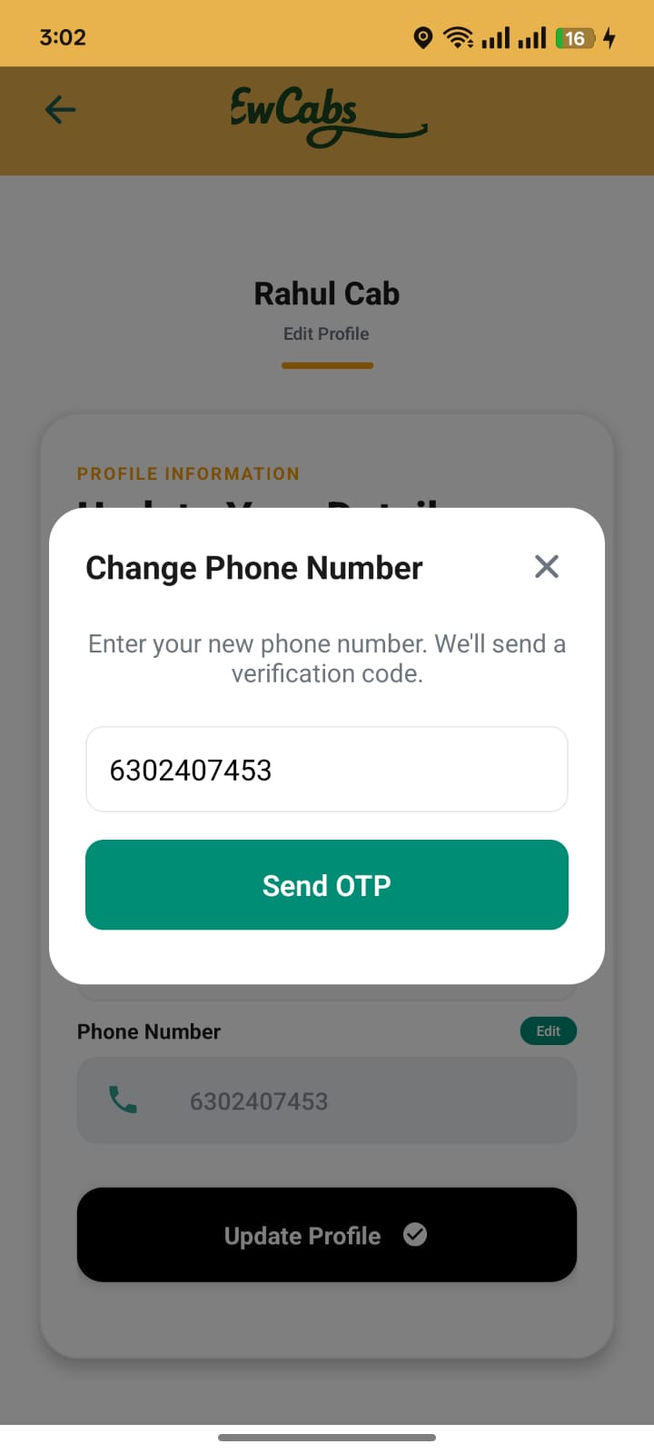 Screen 15 - Ride Sharing App