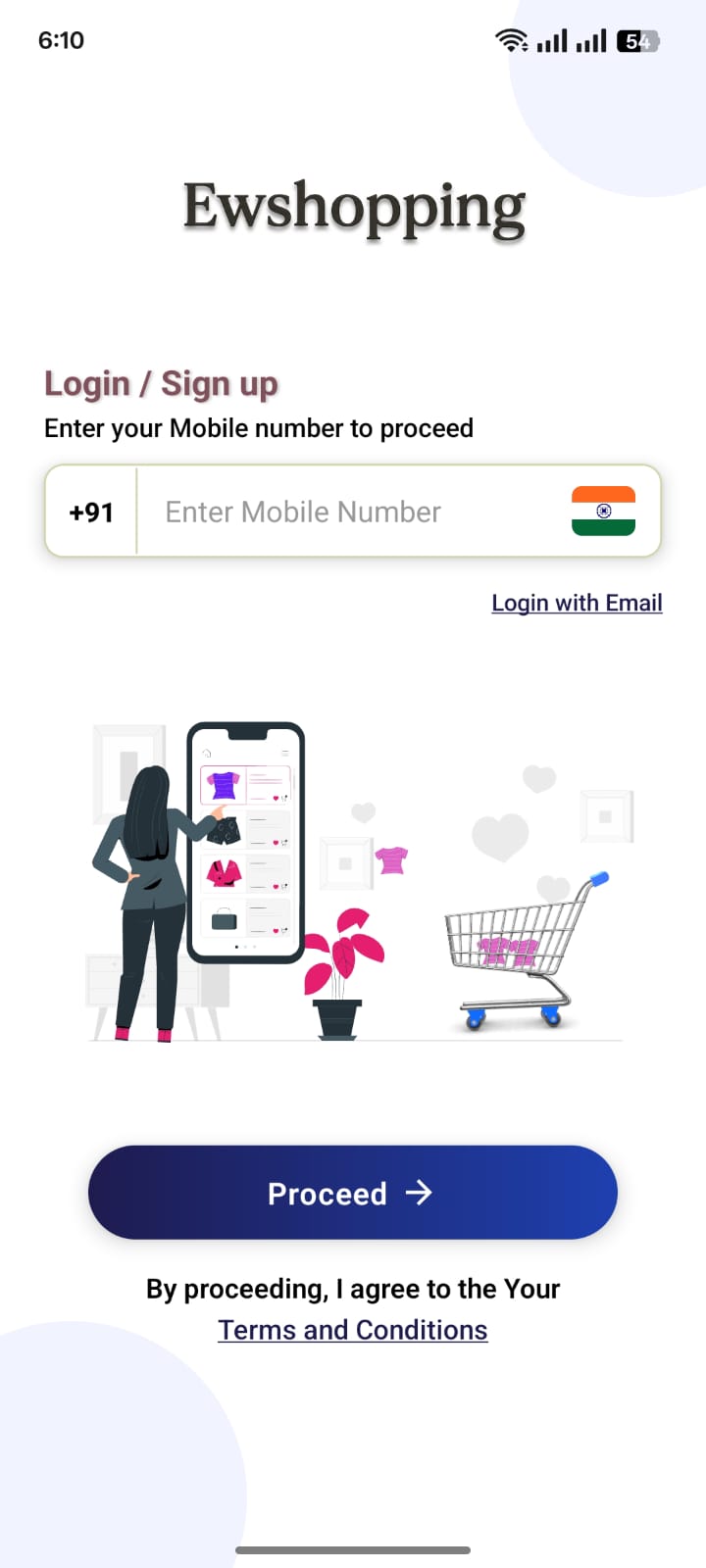 Screen 1 - Ecommerce App