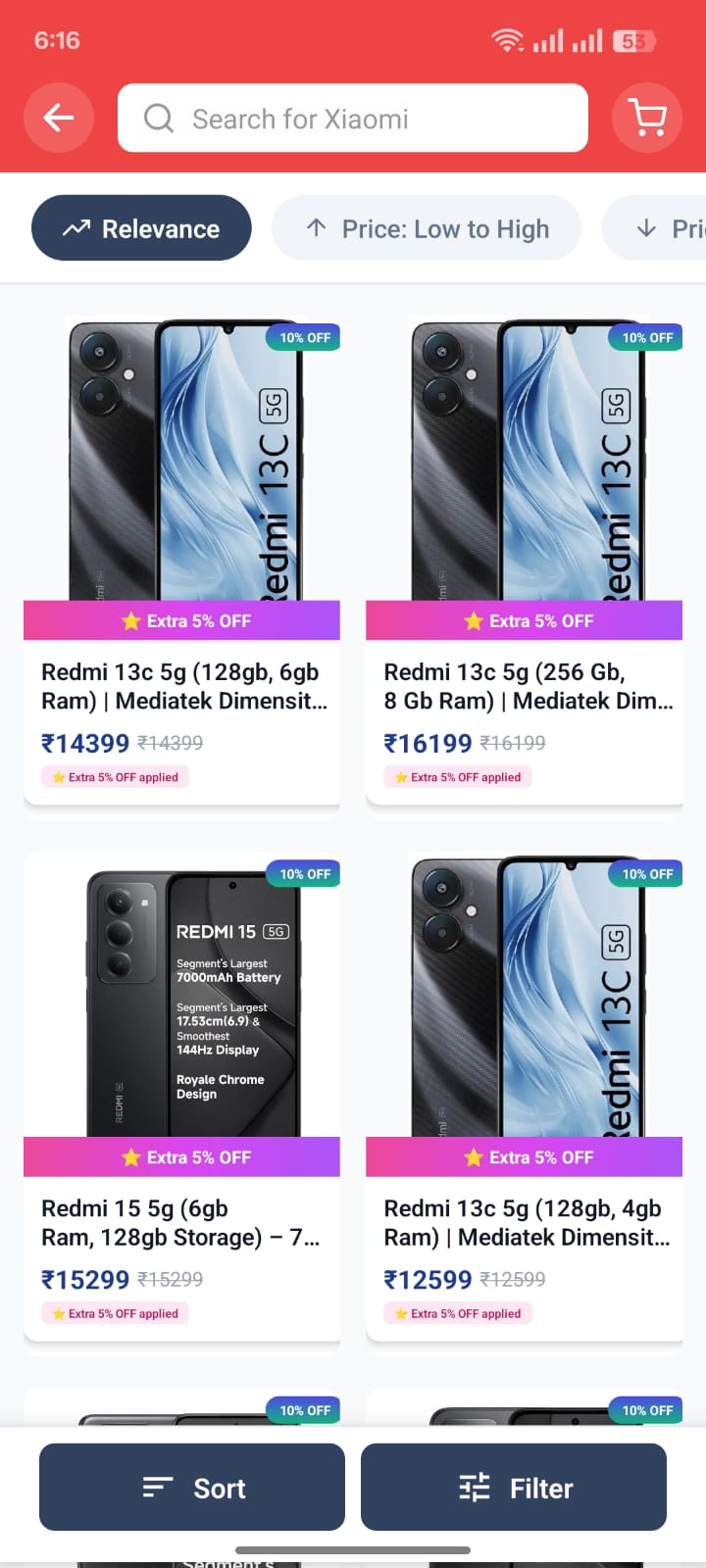 Screen 7 - Ecommerce App