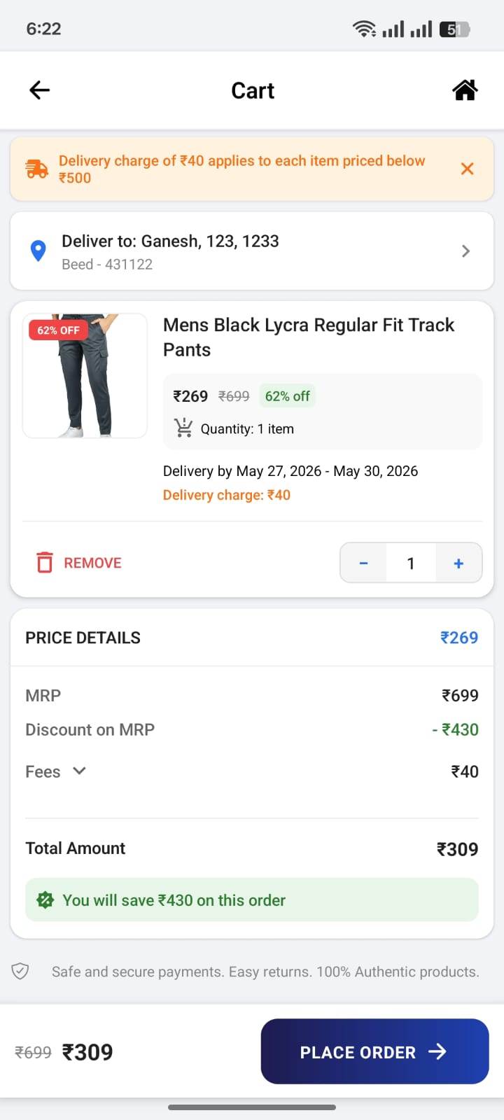 Screen 8 - Ecommerce App