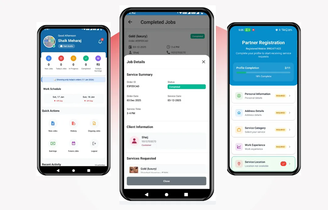 Salon Treat Partner App